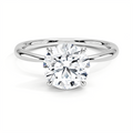 The Classic Round Brilliant White Gold Engagement Ring
