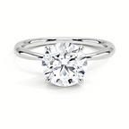 The Classic Round Brilliant White Gold Engagement Ring