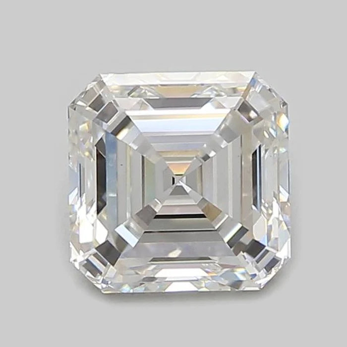 Asscher cut lab grown diamonds