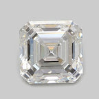 Asscher cut lab grown diamonds