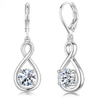 S925 Sterling Silver Earrings Dangle Drop Earrings