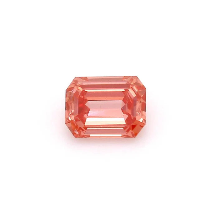 Fancy Vivid Pink VS1 IGI Certified Emerald Lab Grown Diamond