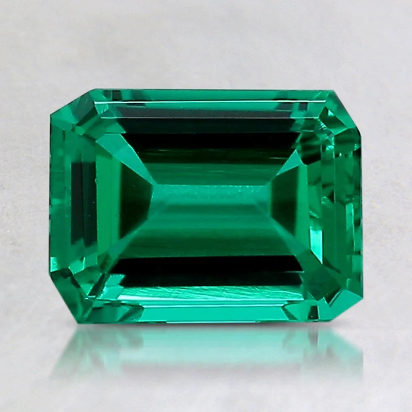 7.7x5.8mm Lab Grown Emerald