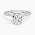 Demi Three-Quarter Coverage Diamond Ring (1/3 ct. tw.) in 18K White Gold