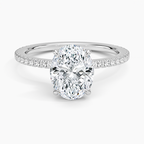 Demi Three-Quarter Coverage Diamond Ring (1/3 ct. tw.) in 18K White Gold