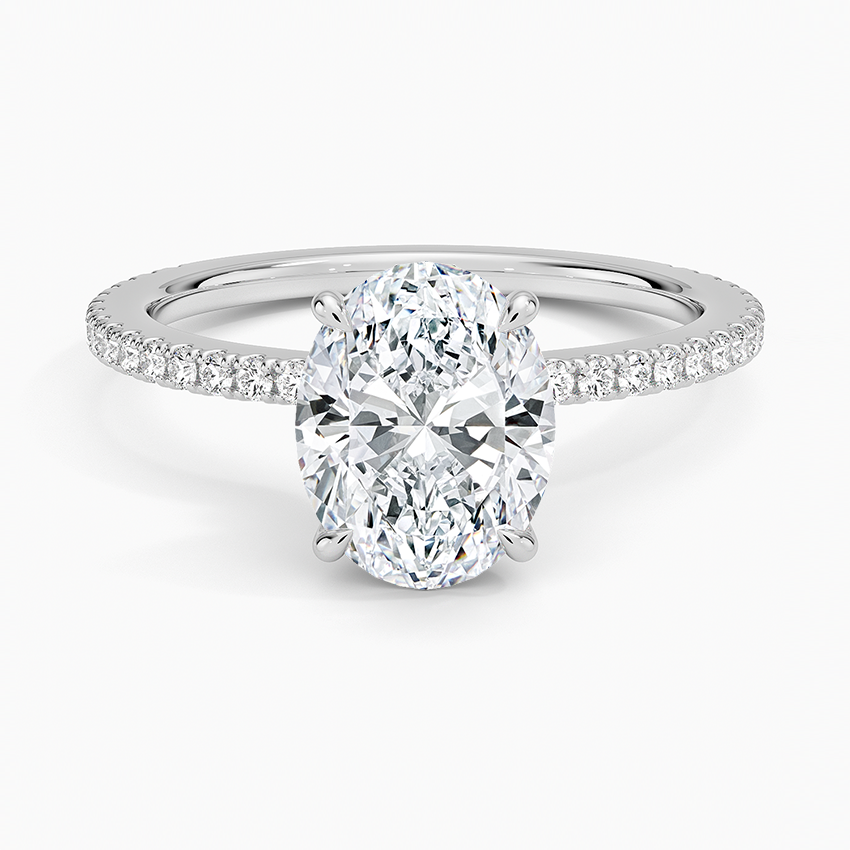 Demi Three-Quarter Coverage Diamond Ring (1/3 ct. tw.) in 18K White Gold