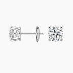 4-Prong Certified Lab Diamond Stud Earrings (2 ct. tw.) in 18K White Gold