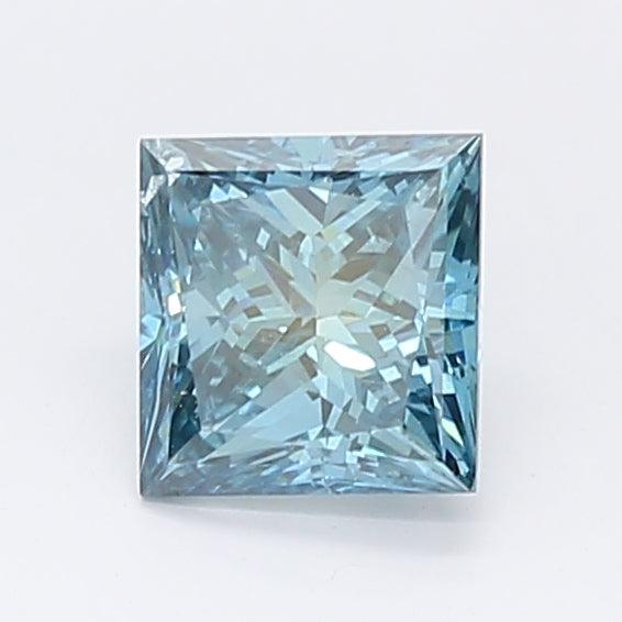 Deep Blue VS1 IGI Certified Princess Lab Grown Diamond