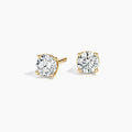 Round Cut Lab Diamond Stud Earrings (1 ct. tw.) in 18K Yellow Gold