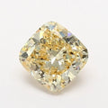 Fancy Intense Yellow VS2 IGI Certified Cushion Lab Grown Diamond