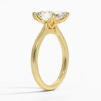 2 Carat Marquise Solitaire Ring in 18K Yellow Gold