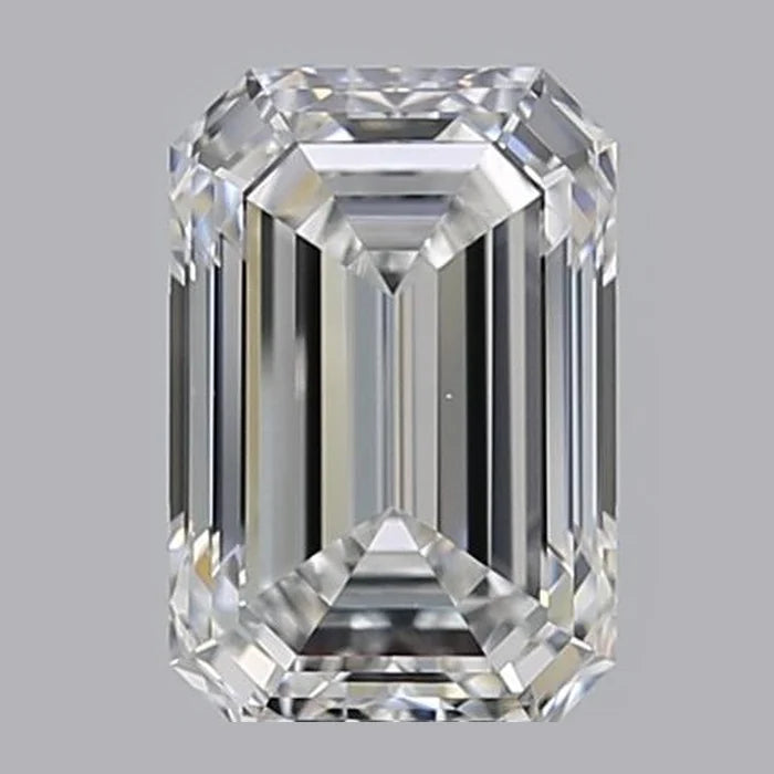 Emerald cut lab grown diamonds