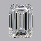 Emerald cut lab grown diamonds