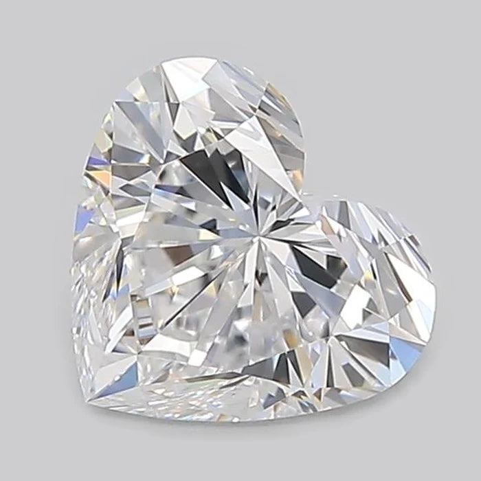 Heart cut lab diamonds