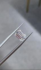 Emerald cut lab grown diamonds