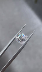 Asscher cut lab grown diamonds